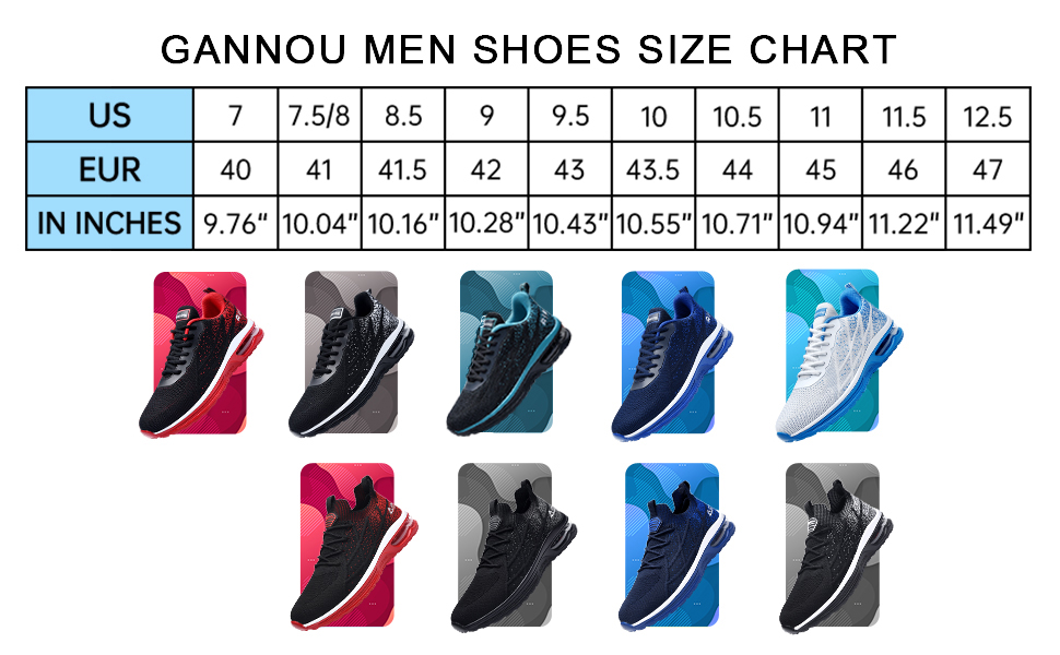 GANNOU-Mens-Air-Athletic-Running-Shoes-Fashion-Sport-Gym-Jogging-Tennis-Fitness-