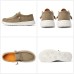 Mens Slip-on Loafers Casual Shoes - Men Boat Shoes Canvas Lightweight Softsole Comfortable Walking Shoes