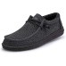 Hey Dude Men's Wally Sox Onyx Multiple Colors | Men’s Shoes | Men's Lace Up Loafers | Comfortable & Light-Weight