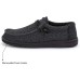 Hey Dude Men's Wally Sox Onyx Multiple Colors | Men’s Shoes | Men's Lace Up Loafers | Comfortable & Light-Weight