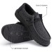 Hey Dude Men's Wally Sox Onyx Multiple Colors | Men’s Shoes | Men's Lace Up Loafers | Comfortable & Light-Weight