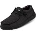 Hey Dude Men's Wally Sox Onyx Multiple Colors | Men’s Shoes | Men's Lace Up Loafers | Comfortable & Light-Weight