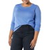 Essentials Women's Long-Sleeve Lightweight Crewneck Sweater (Available in Plus Size)