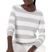 Essentials Women's Long-Sleeve Lightweight Crewneck Sweater (Available in Plus Size)