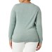 Essentials Women's Long-Sleeve Lightweight Crewneck Sweater (Available in Plus Size)