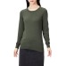 Essentials Women's Long-Sleeve Lightweight Crewneck Sweater (Available in Plus Size)