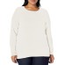 Essentials Women's Long-Sleeve Lightweight Crewneck Sweater (Available in Plus Size)