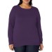 Essentials Women's Long-Sleeve Lightweight Crewneck Sweater (Available in Plus Size)