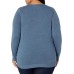 Essentials Women's Long-Sleeve Lightweight Crewneck Sweater (Available in Plus Size)