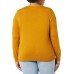 Essentials Women's Long-Sleeve Lightweight Crewneck Sweater (Available in Plus Size)