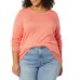 Essentials Women's Long-Sleeve Lightweight Crewneck Sweater (Available in Plus Size)