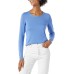 Essentials Women's Long-Sleeve Lightweight Crewneck Sweater (Available in Plus Size)